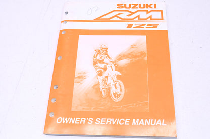 OEM Suzuki 99011-36F53-03A Owner's & Service Manual RM125K4 20