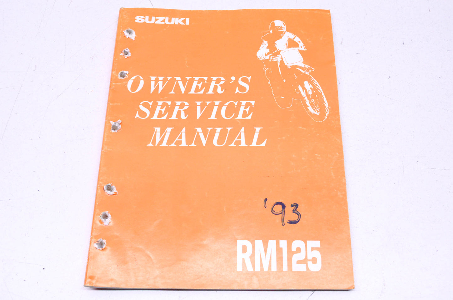 OEM Suzuki 99011-43D51-03A RM125 Owner's Service Manual