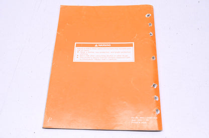 OEM Suzuki 99011-43D51-03A RM125 Owner's Service Manual