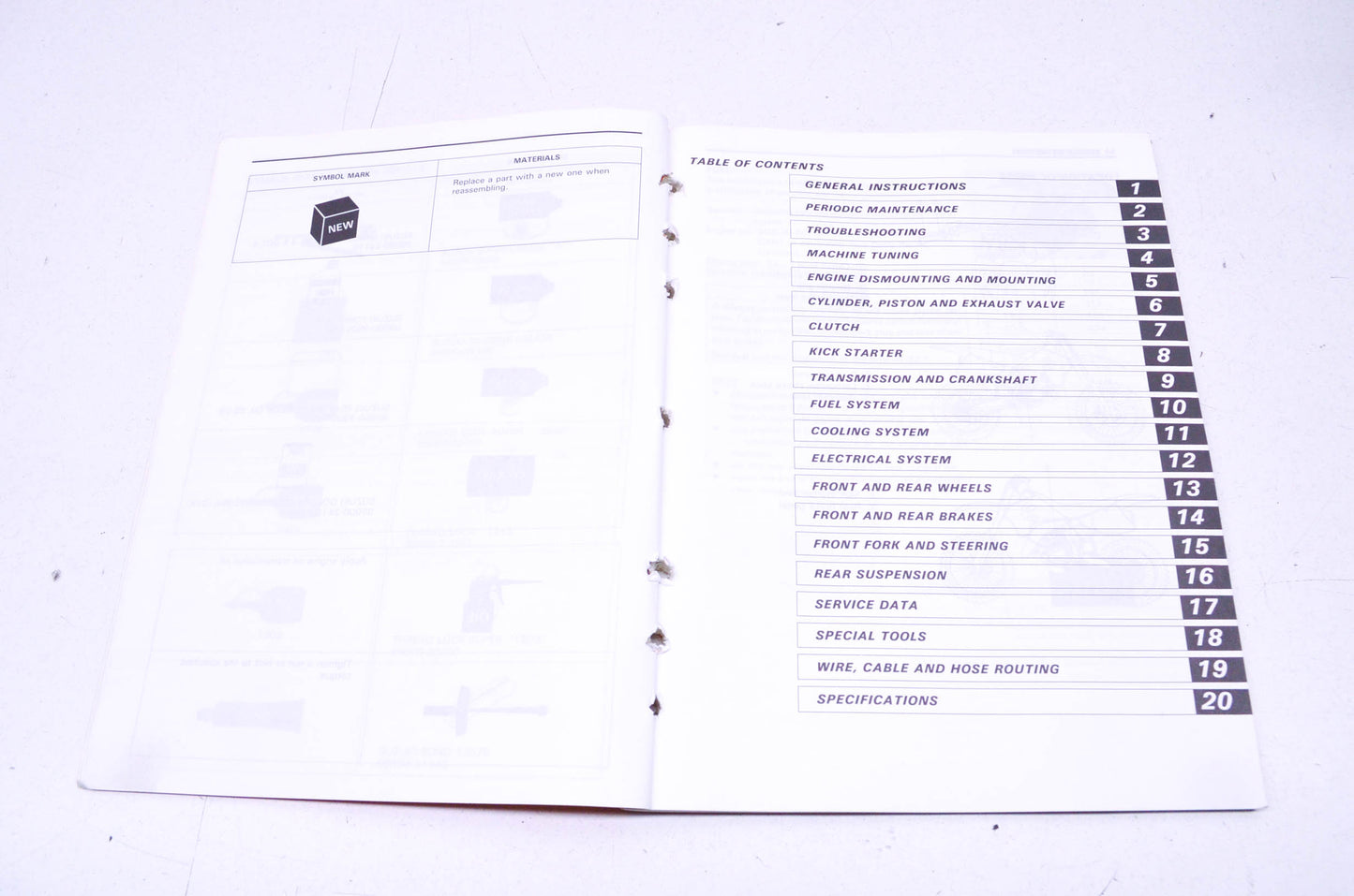 OEM Suzuki 99011-43D51-03A RM125 Owner's Service Manual