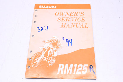 OEM Suzuki 99011-43D52-03A RM125 Owner's Service Manual