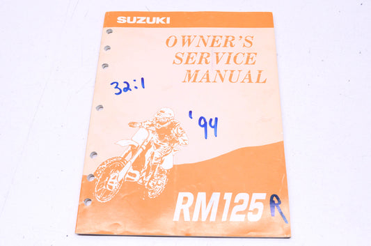 OEM Suzuki 99011-43D52-03A RM125 Owner's Service Manual