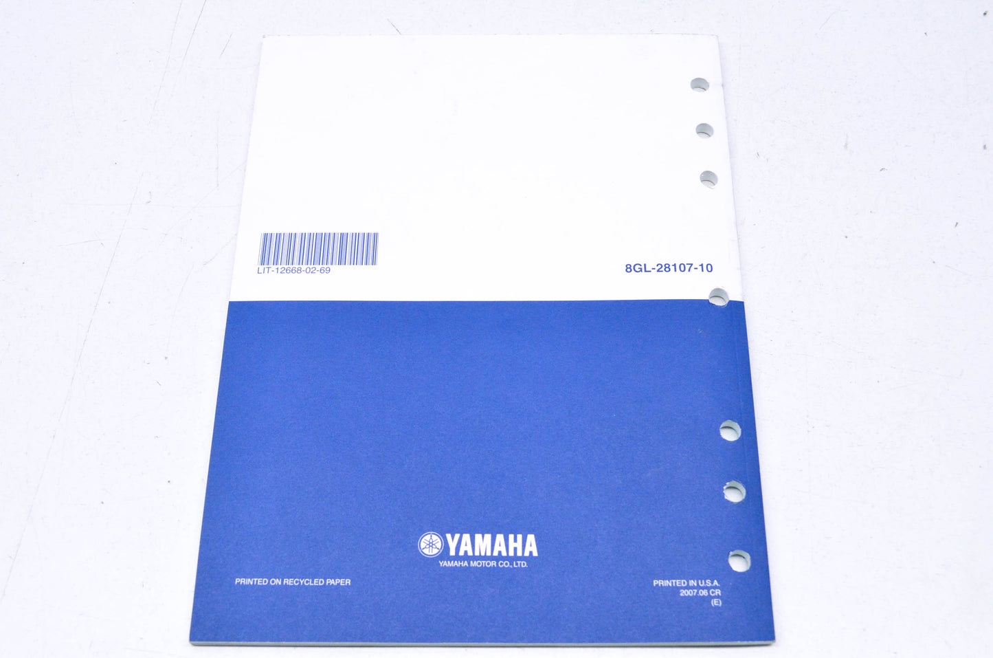 OEM Yamaha LIT-12668-02-69 Assembly Manual 08-12 FX NYTRO NOS