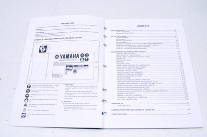 OEM Yamaha LIT-12668-02-69 Assembly Manual 08-12 FX NYTRO NOS