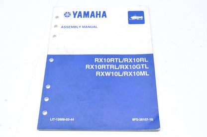 OEM Yamaha LIT-12668-02-44 Assembly Manual RX10RL/RTL/GTL/RTRL/