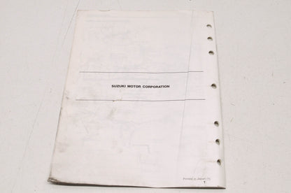 OEM Suzuki 99501-39240-03E RF900R Supplementary Service Manual