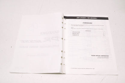 OEM Suzuki 99501-41130-03E DR125SE Service Manual