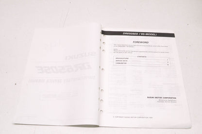 OEM Suzuki 99501-46050-03E DR650S Service Manual