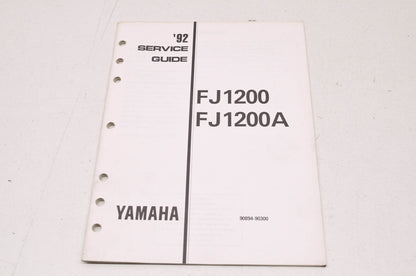 OEM Yamaha 90894-90300 1992 FJ1200/A Service Guide