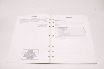 OEM Yamaha 90894-90300 1992 FJ1200/A Service Guide