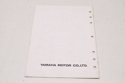 OEM Yamaha 90894-91302 1992 XJ600S Service Guide