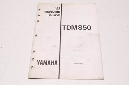 OEM Yamaha 90894-91303 1992 TDM850 Service Guide