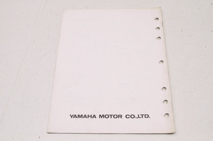 OEM Yamaha 90894-91303 1992 TDM850 Service Guide