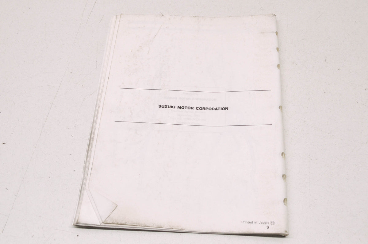 OEM Suzuki 99501-39220-03E GSX-R1100W 1993 Serv. Manual
