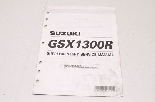 OEM Suzuki 99501-39330-03E GSX1300R Supplementary Service Manual