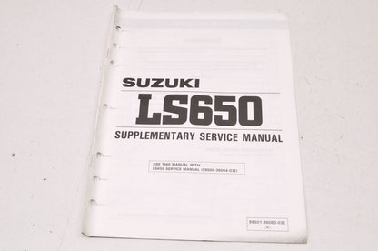 OEM Suzuki 99501-36080-03E LS650 Supplementary Service Manual