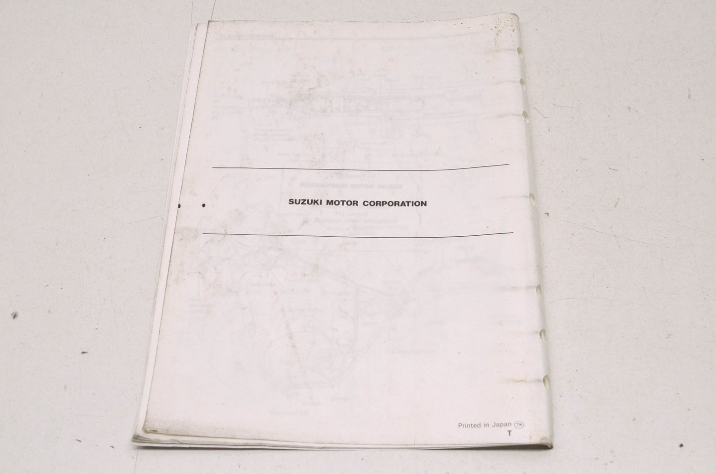 OEM Suzuki 99501-36080-03E LS650 Supplementary Service Manual