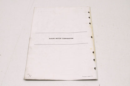 OEM Suzuki 99501-35060-03E Katana GSX600F Supplementary Service Manual