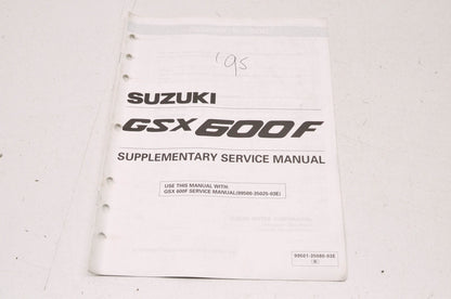 OEM Suzuki 99501-35080-03E GSX600F Supplementary Service Manual