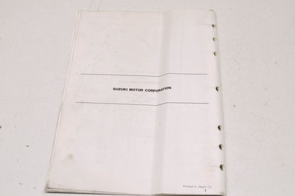 OEM Suzuki 99501-35120-03E GSX600F Service Manual