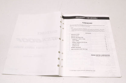 OEM Suzuki 99501-35120-03E GSX600F Service Manual