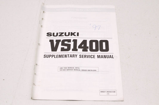 OEM Suzuki 99501-39250-03E VS1400 Supplementary Service Manual