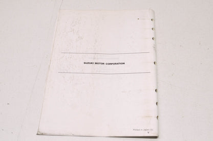 OEM Suzuki 99501-39250-03E VS1400 Supplementary Service Manual