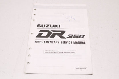 OEM Suzuki 99501-43020-03E DR350/S Service Manual