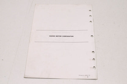 OEM Suzuki 99501-43040-03E DR350/S Service Manual