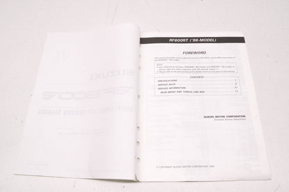 OEM Suzuki 99501-35130-03E RF600R Service Manual