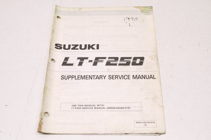 OEM Suzuki 99501-42140-01E LT-F250 Supplementary Service Manual