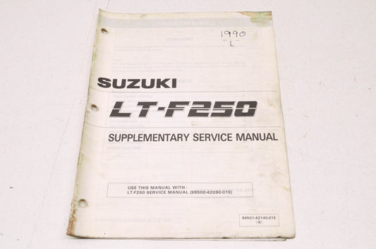 OEM Suzuki 99501-42140-01E LT-F250 Supplementary Service Manual