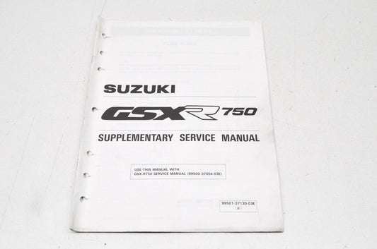 OEM Suzuki 99501-37130-03E GSXR750 Supplementary Service Manual