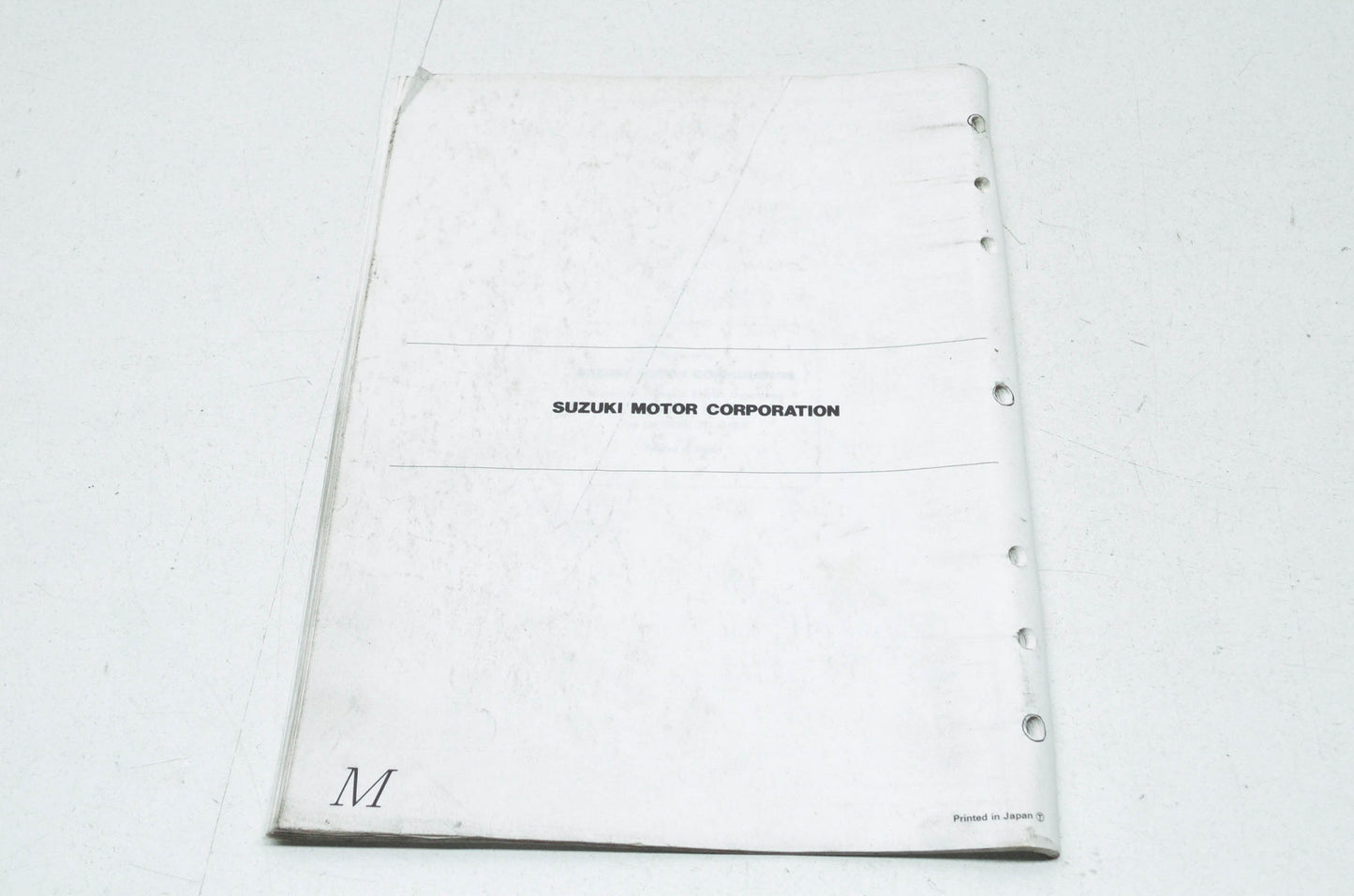 OEM Suzuki 99501-37130-03E GSXR750 Supplementary Service Manual