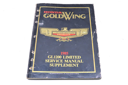 OEM Honda 1985 GL1200 Limited Service Manual Supplement