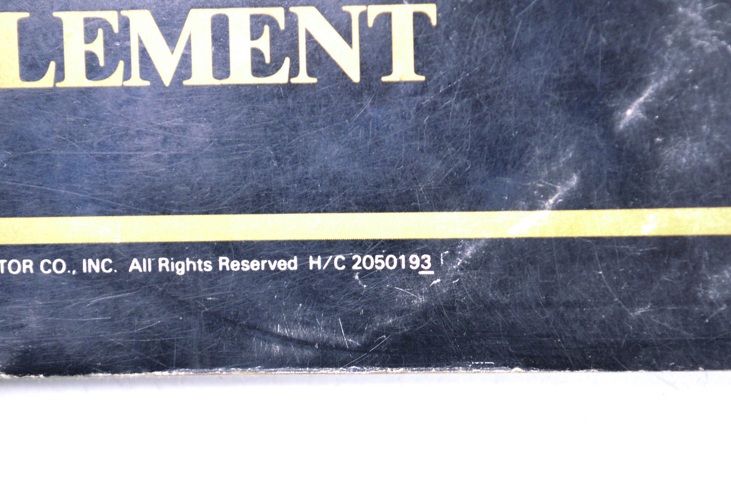 OEM Honda 1985 GL1200 Limited Service Manual Supplement