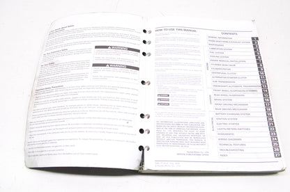 OEM Honda 61HN203 Service Manual TRX500FA/FGA1-4