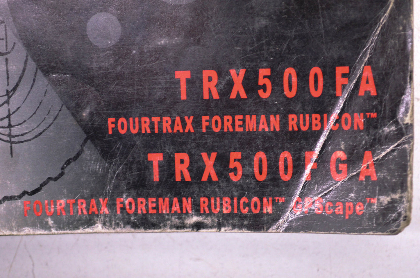 OEM Honda 61HN203 Service Manual TRX500FA/FGA1-4