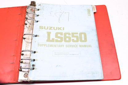 OEM Suzuki 99500-36050-03E Service Manual LS650 1986-2009