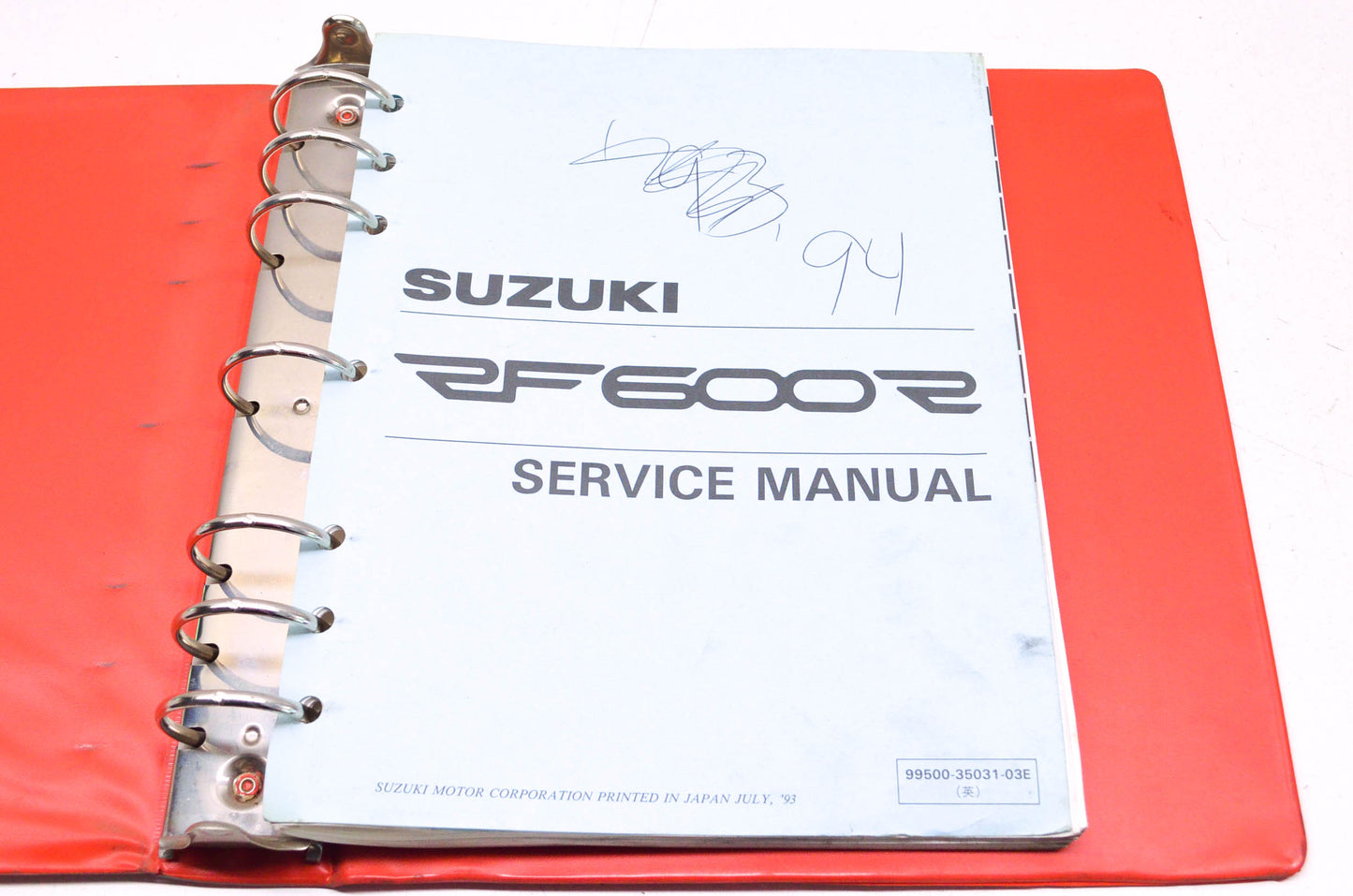 OEM Suzuki 99500-35031-03E RF600R Service Manual
