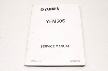 OEM Yamaha LIT-11616-17-13 YFM50S Service Manual NOS