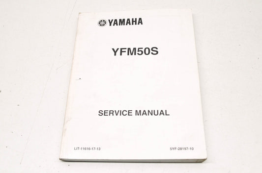 OEM Yamaha LIT-11616-17-13 YFM50S Service Manual NOS