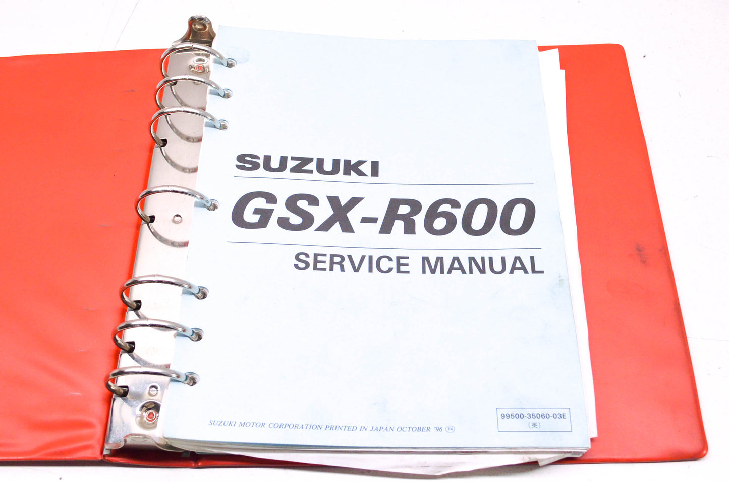 OEM Suzuki 99500-35060-03E GSX-R600 Service Manual