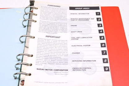 OEM Suzuki GSX1100G Service Manual