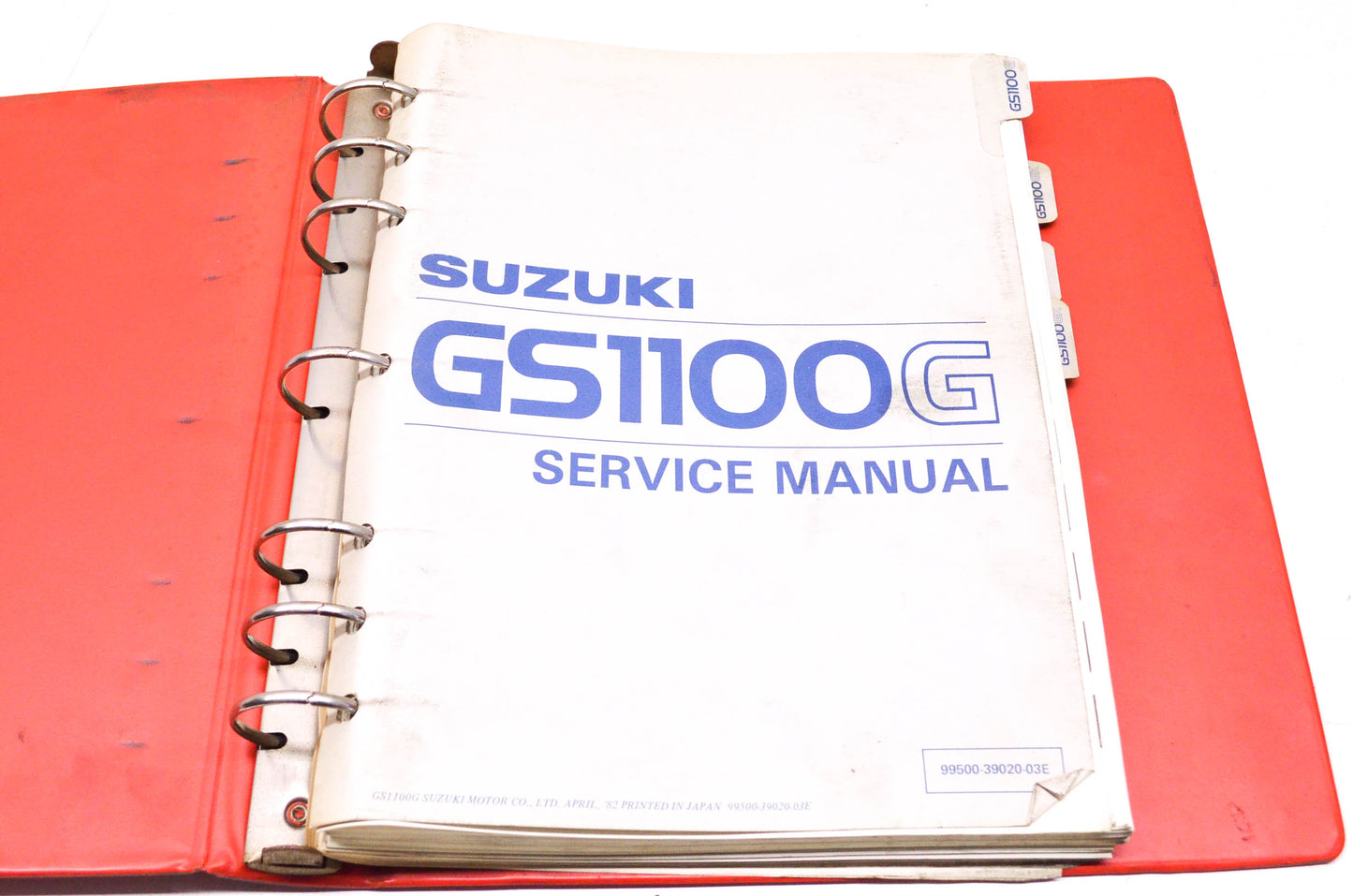 OEM Suzuki GS1100G Service Manual w/ Supplements