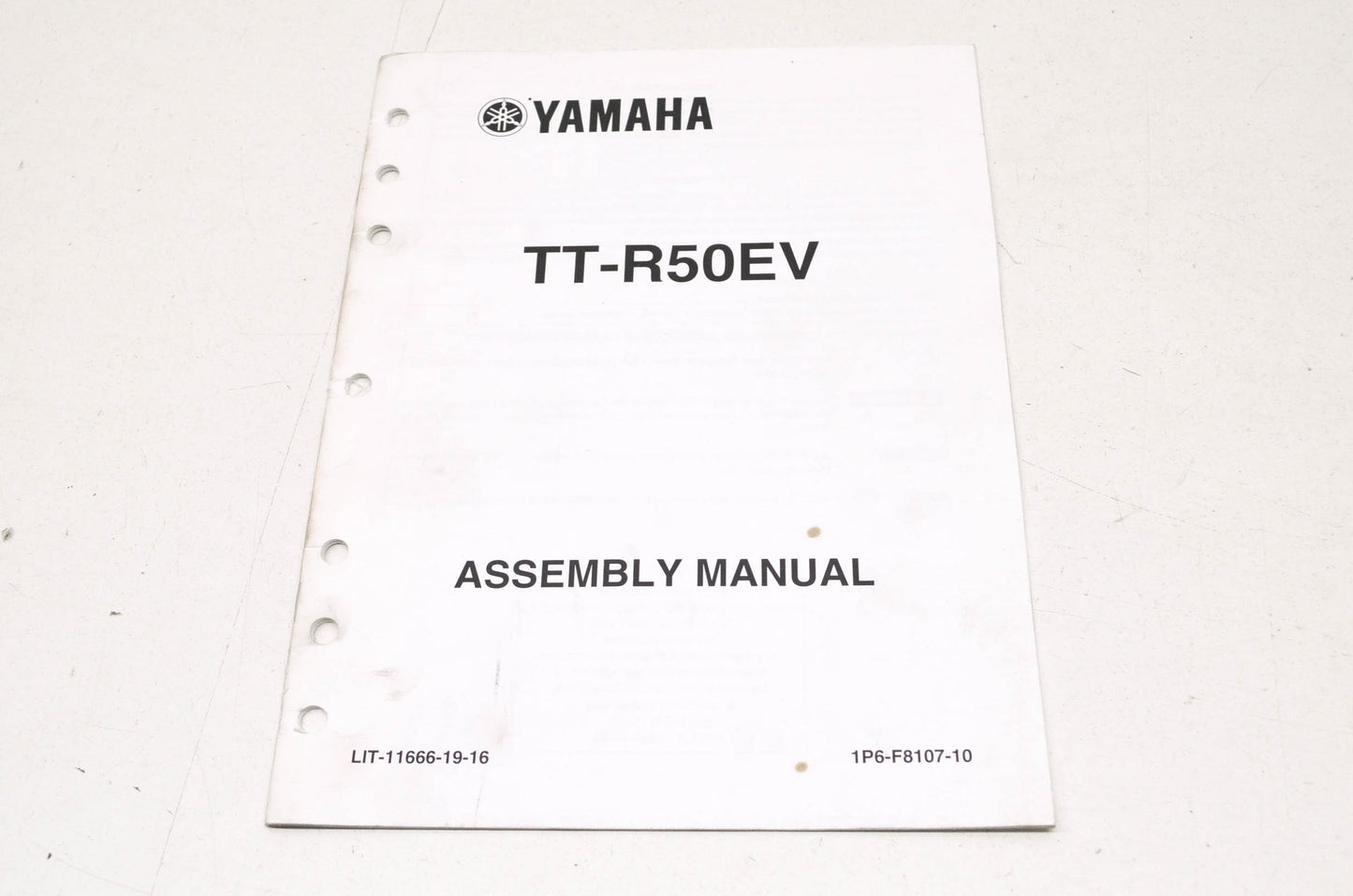 OEM Yamaha LIT-11666-19-16 TTR50EV 2006 Assembly Manual NOS