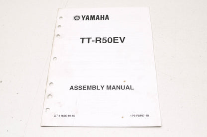 OEM Yamaha LIT-11666-19-16 TTR50EV 2006 Assembly Manual NOS