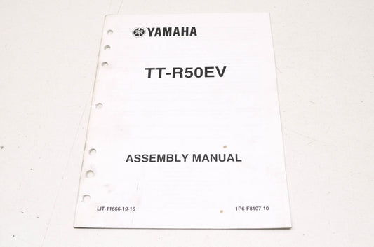 OEM Yamaha LIT-11666-19-16 TTR50EV 2006 Assembly Manual NOS