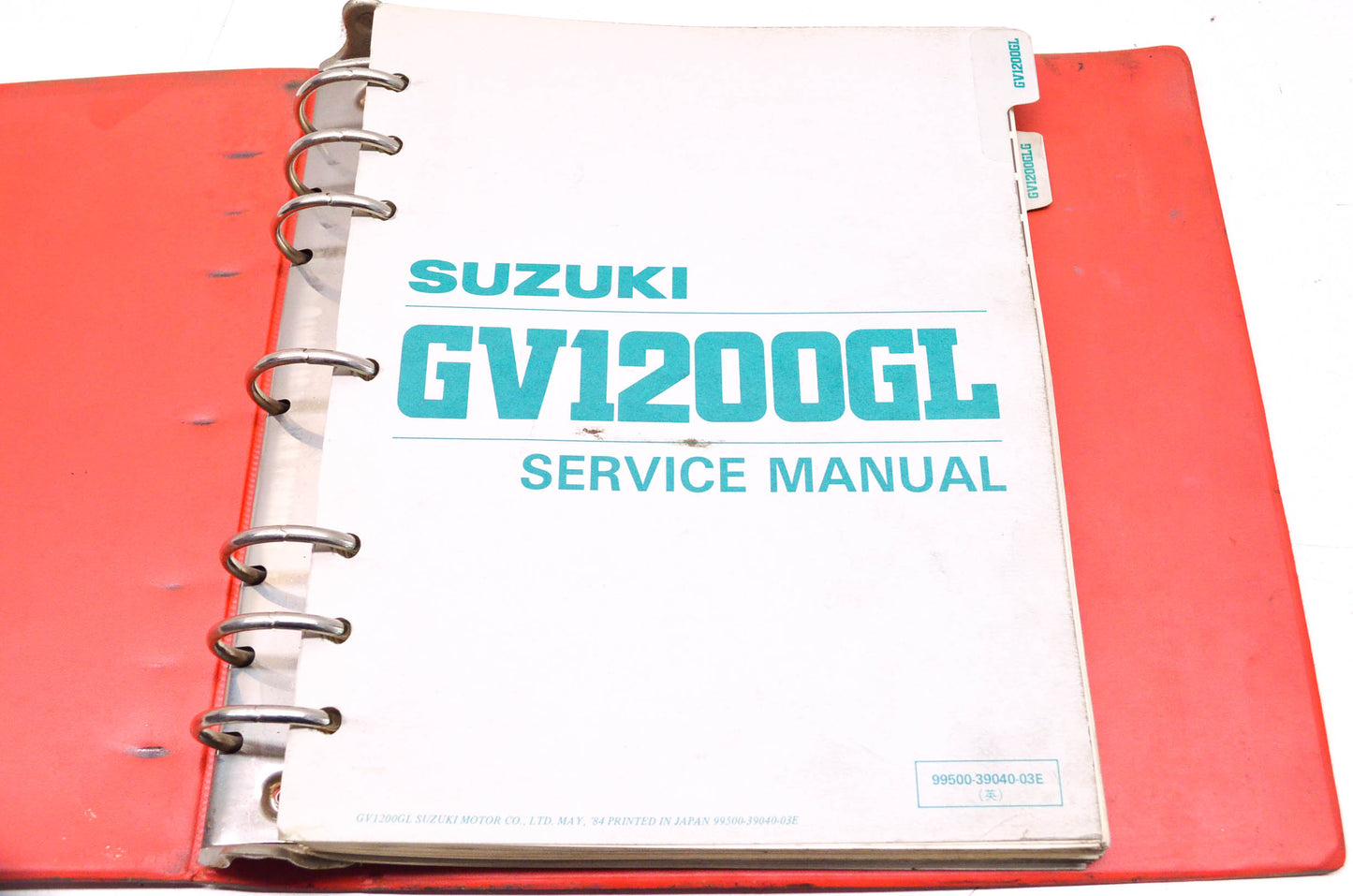 OEM Suzuki 99500-39040-03E GV1200GL Service Manual