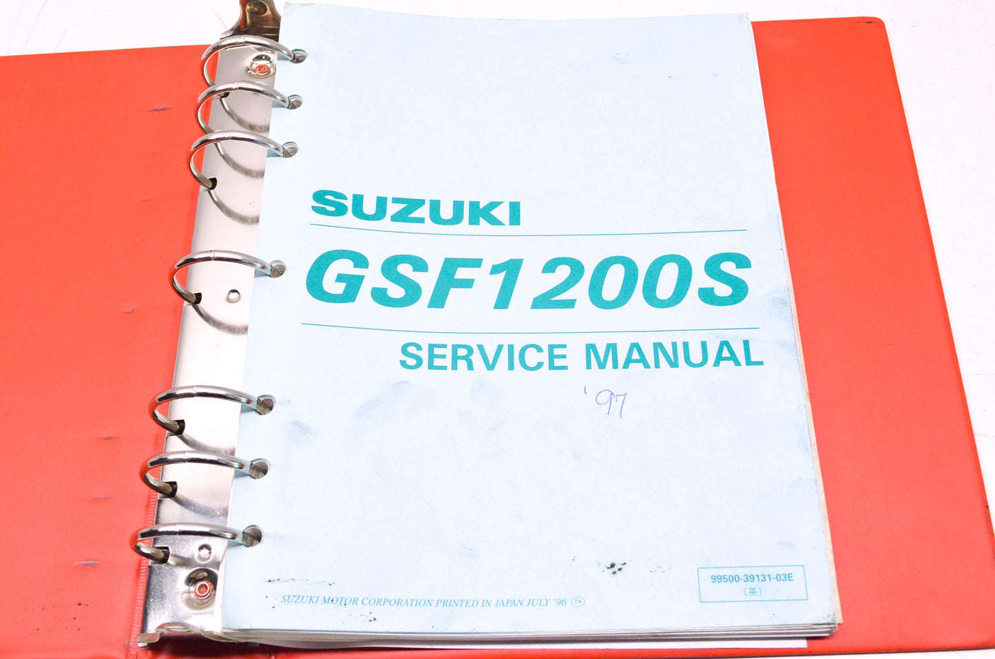 OEM Suzuki 99500-39131-03E GSF1200S/SA Service Manual